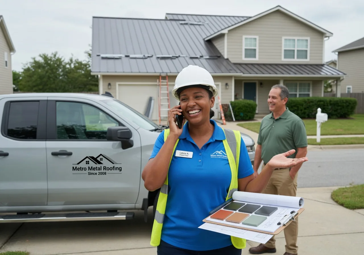 Storm Damage Metal Roof Repair in Kensington, KS